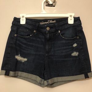 Universal Thread dark wash denim shorts